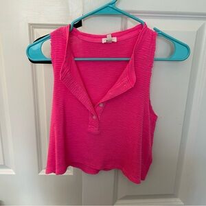 Hot pink aerie tank
